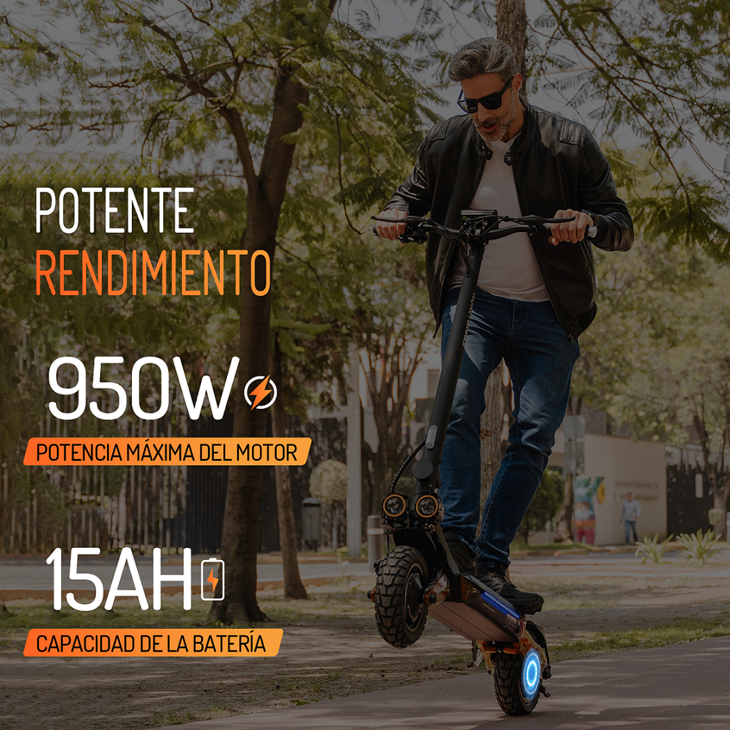 Foto 4 pulgar | Scooter Eléctrico Honey Whale T8-A Naranja