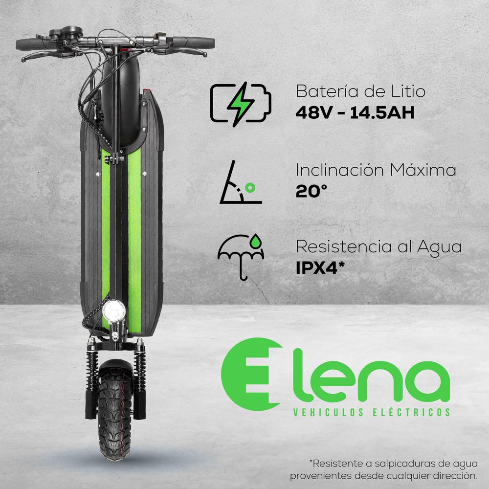 Foto 7 | Scooter Electrico E Lena 10'' 500w 14.5ah Ipx4 Frenos Disco Con Suspension Chic-s12abe