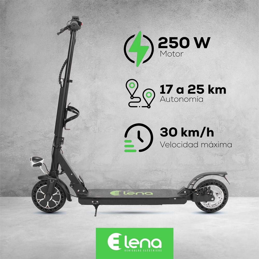 Foto 3 pulgar | Scooter Eléctrico E Lena Negro con Luz