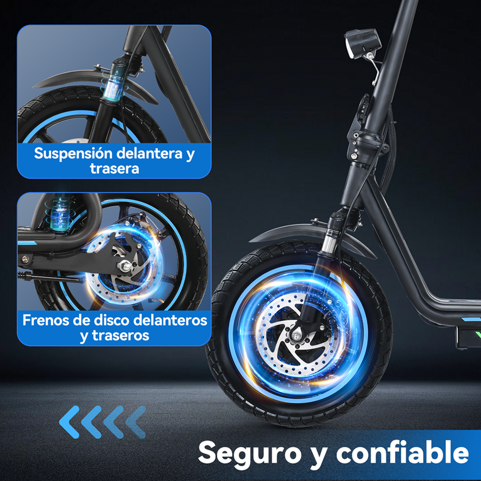 Foto 3 pulgar | Scooter Eléctrico Plegable Honey Whale M5 Elite Negro