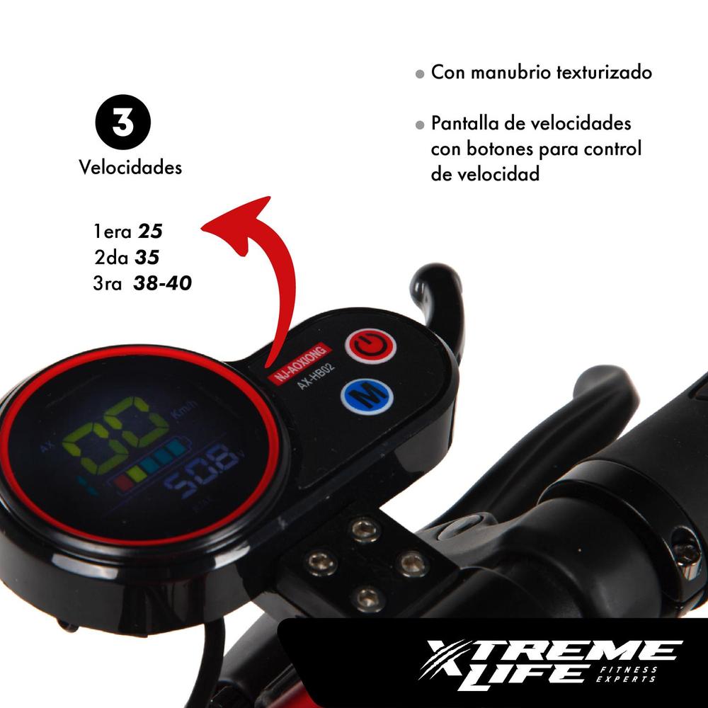 Foto 5 pulgar | Scooter Eléctrico Xtreme Life Negro 500 W