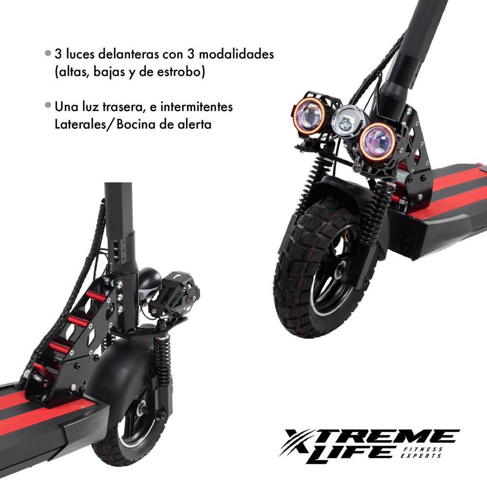 Foto 6 pulgar | Scooter Eléctrico Xtreme Life Negro 500 W