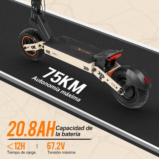 Foto 3 | Scooter Eléctrico Honey Whale H4 Naranja
