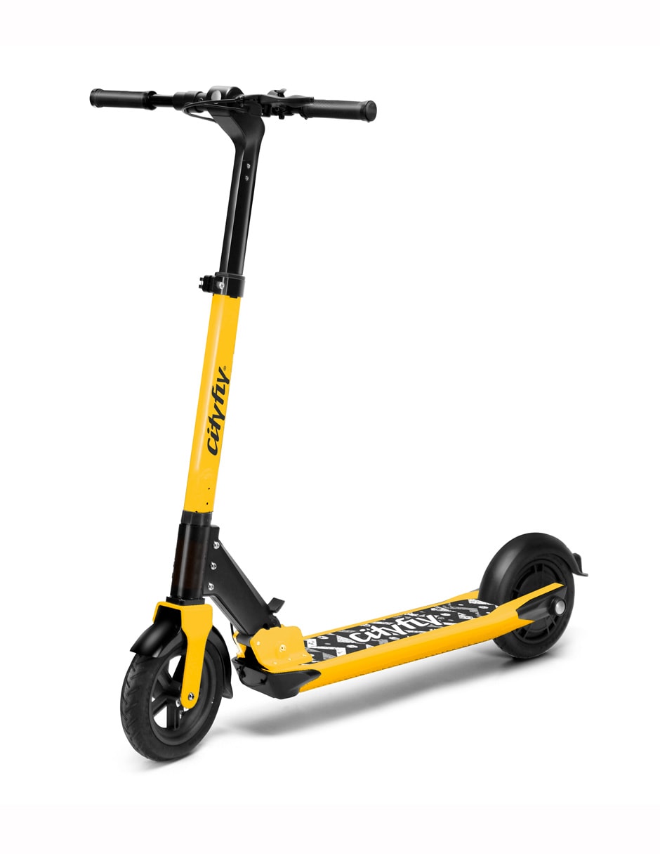 Scooter Eléctrico Cityfly Mambo Amarillo Plegable $9,999