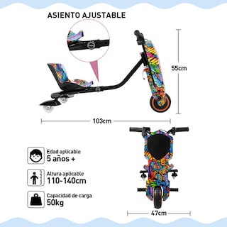 Foto 6 | Triciclo Eléctrico Honey Whale Jl-008 Multicolor