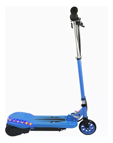 Scooter Patín Eléctrico Eco-Forte Luces Cd06-s 120w 12km/h Azul