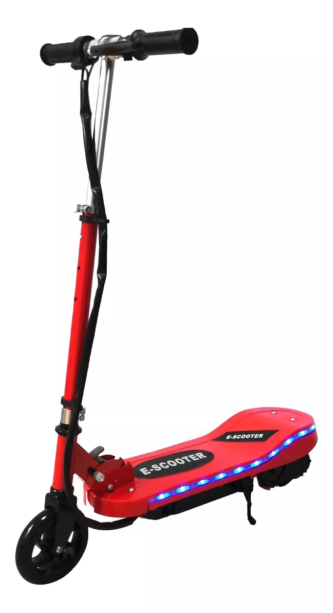 Scooter Eléctrico Eco-Forte con Luces Cd05 120w 12km/h Rojo $3,199