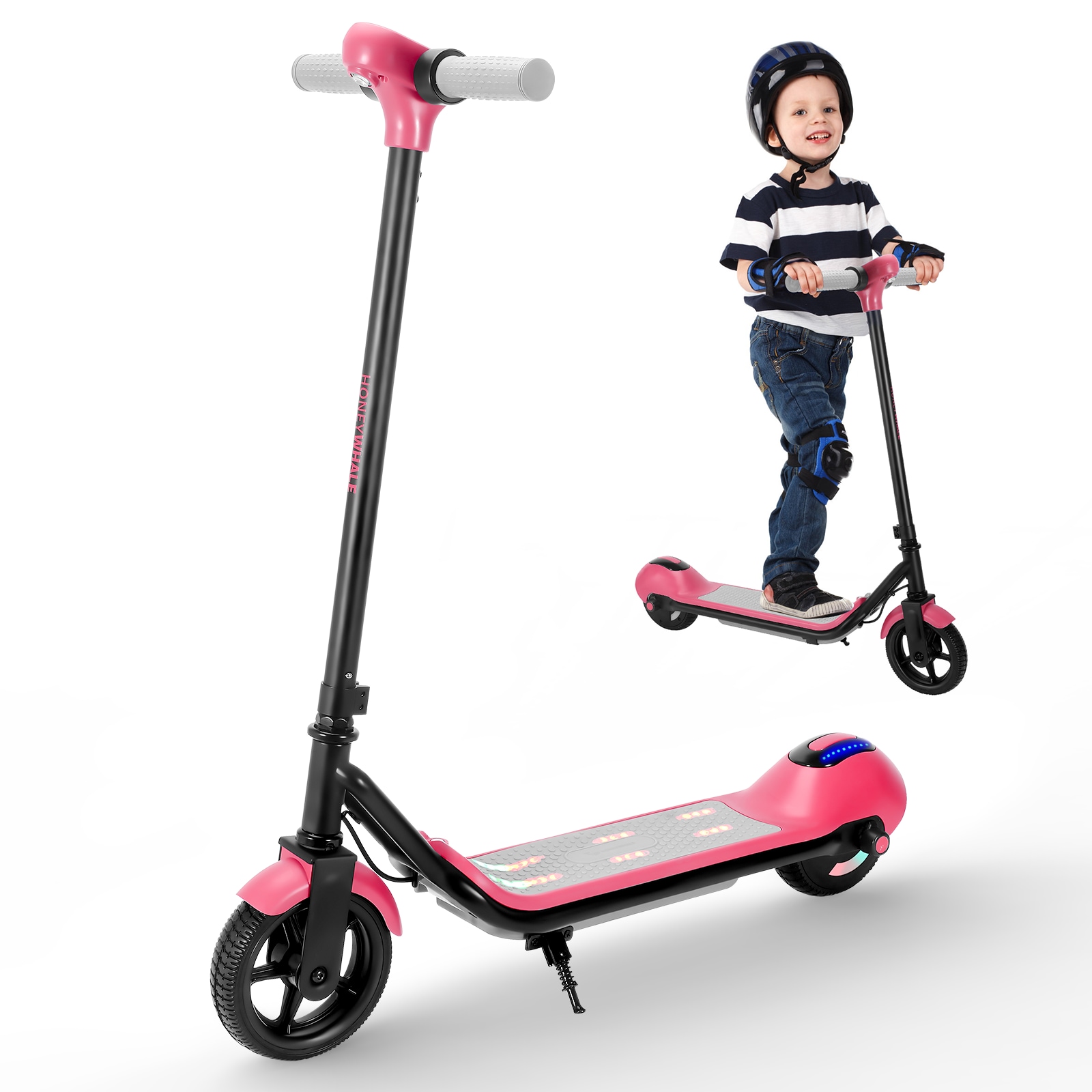 Scooter Eléctrico Infantil Honey Whale E2 Rosa $2,499