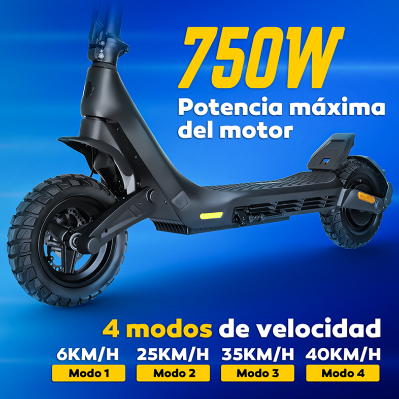 Foto 3 pulgar | Scooter Eléctrico Honey Whale T1 Negro