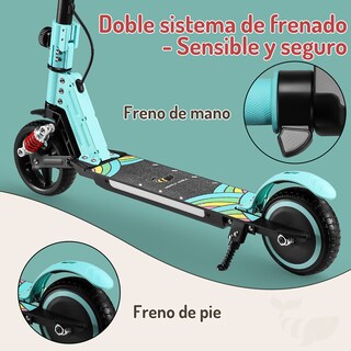 Foto 3 | Scooter Eléctrico Infantil Honey Whale E10s Verde