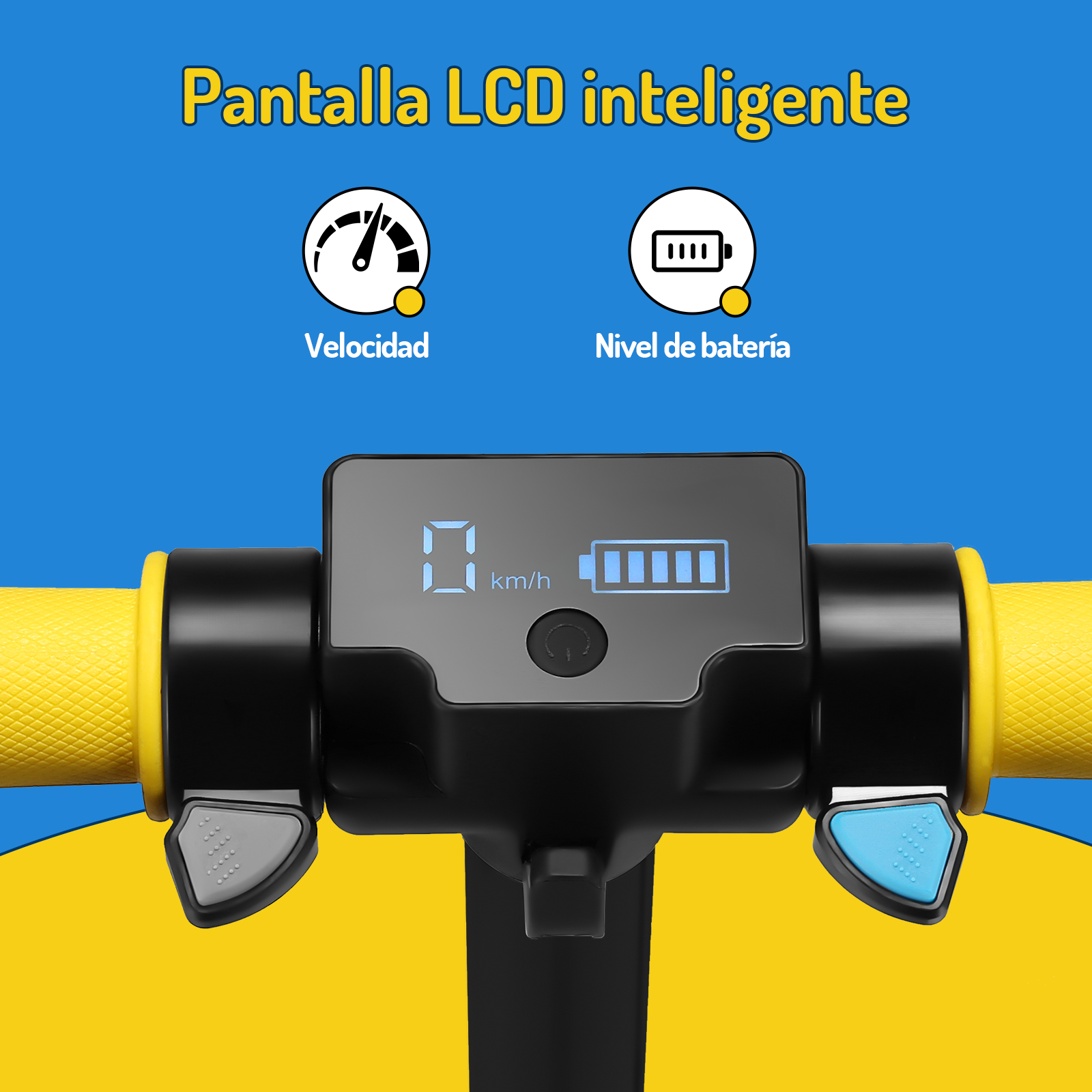 Foto 5 pulgar | Scooter Eléctrico Infantil Honey Whale E10s Amarillo