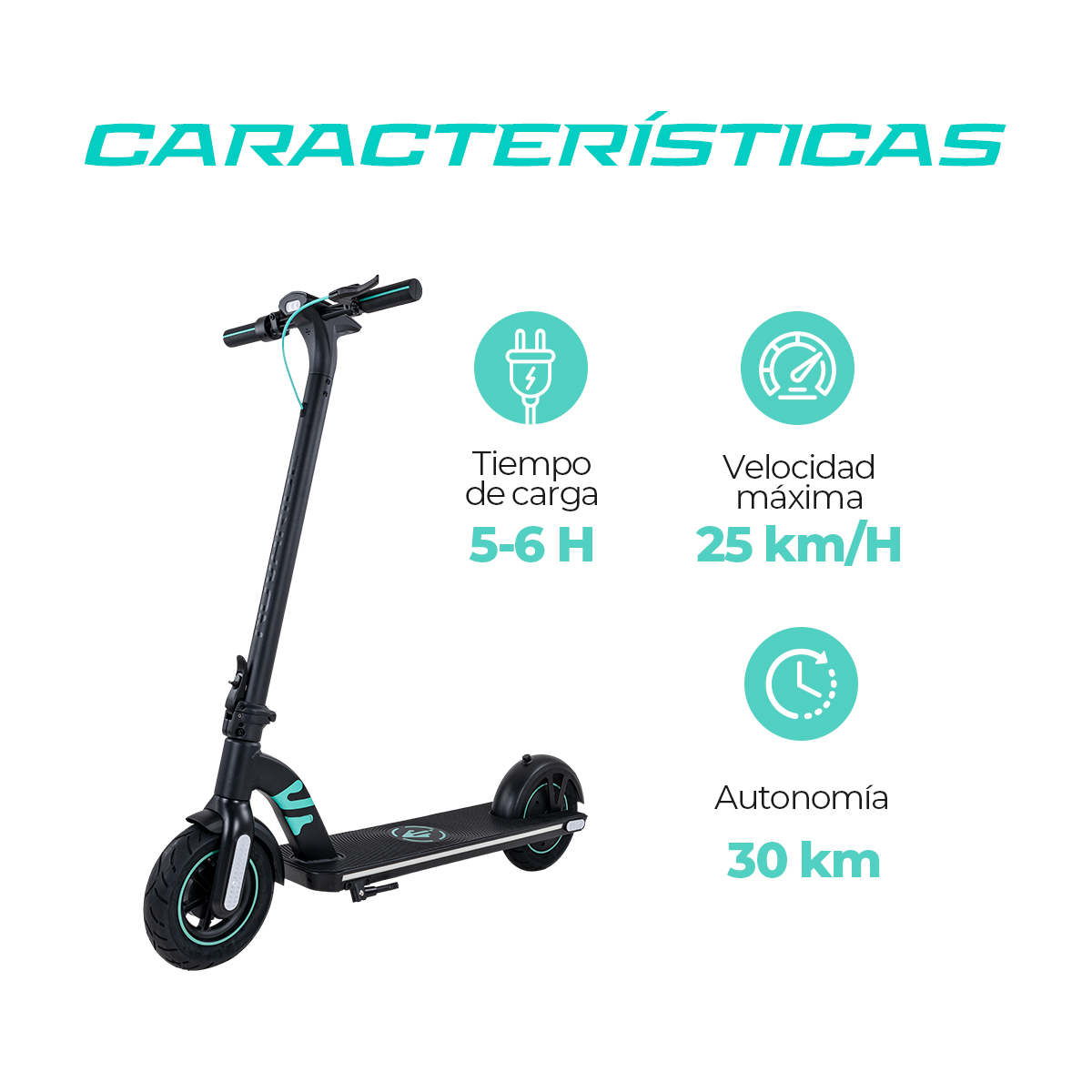 Foto 3 pulgar | Scooter Novaride Air Nr100 Negro Eléctrico