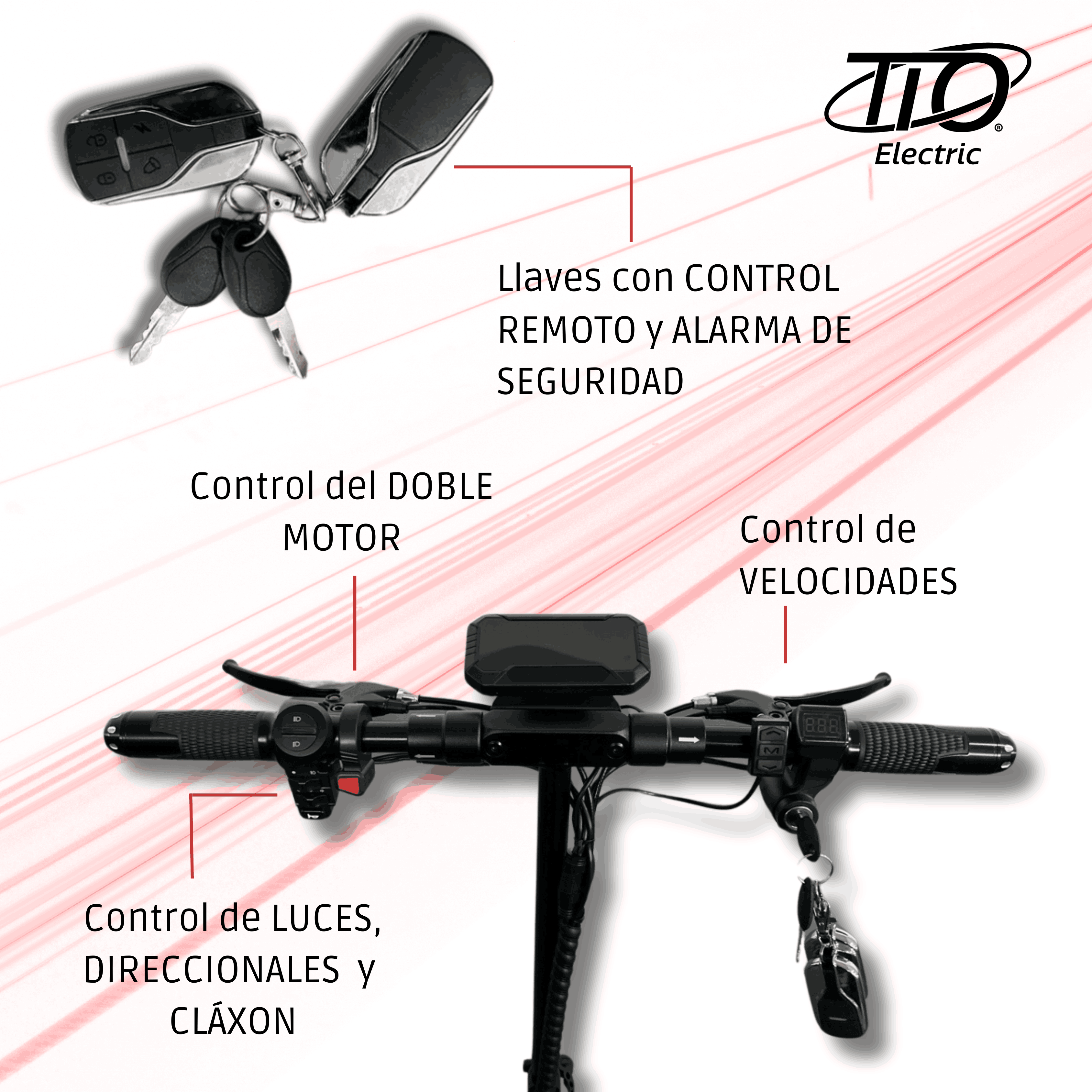 Foto 5 pulgar | Scooter Eléctrico Tio Turbo Max 2600w Patín Eléctrico Adulto