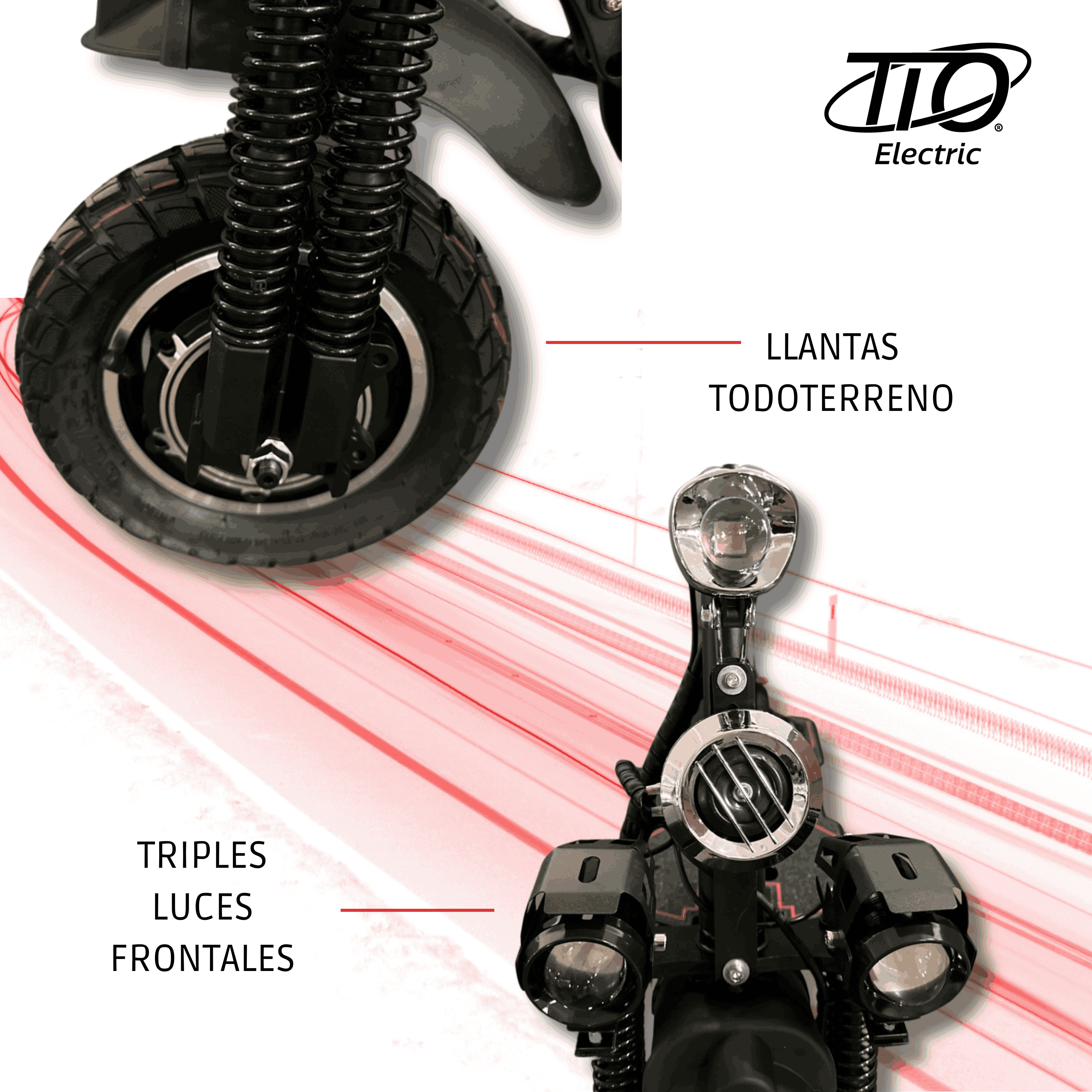Foto 6 | Scooter Eléctrico Tio Turbo Max 2600w Patín Eléctrico Adulto
