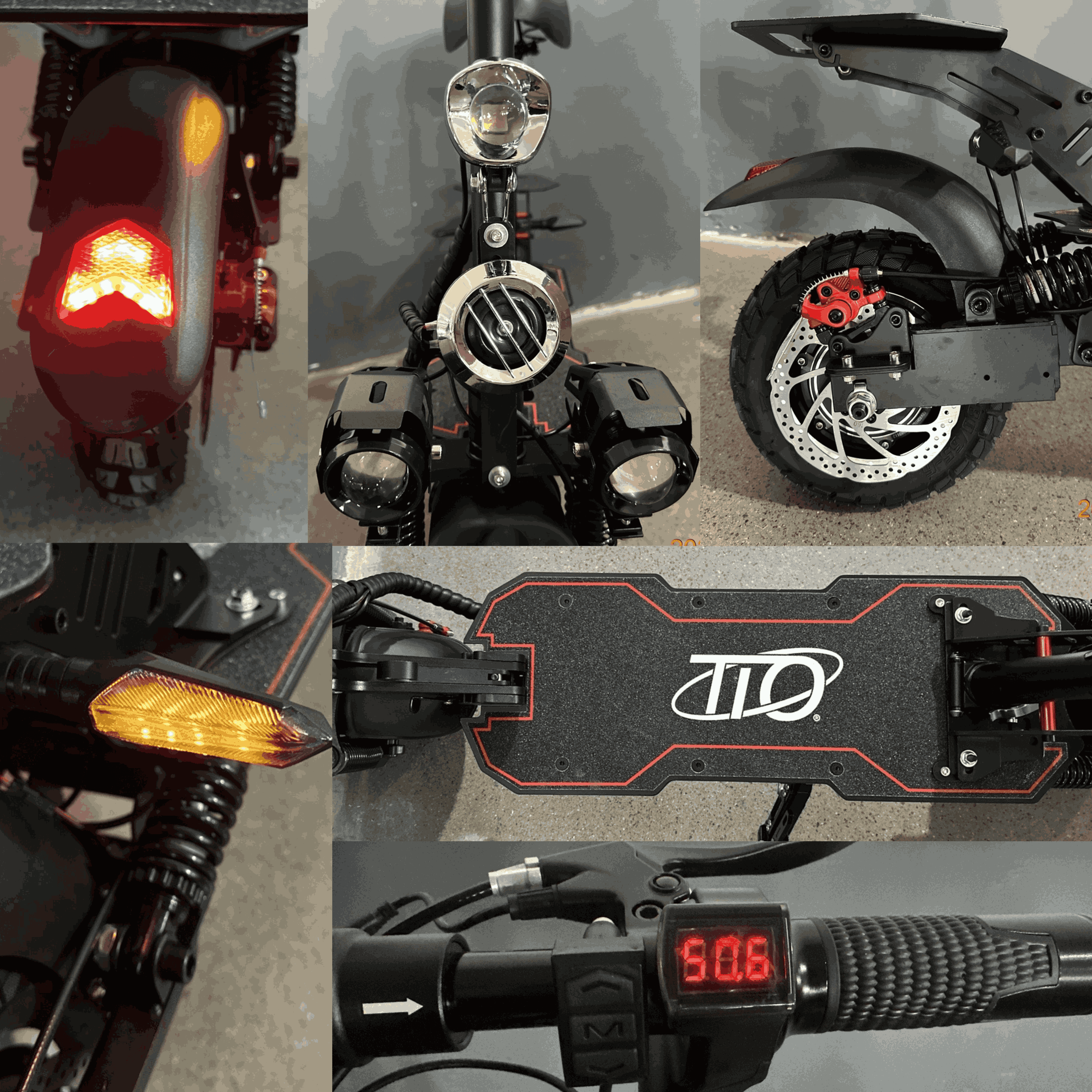 Foto 8 pulgar | Scooter Eléctrico Tio Turbo Max 2600w Patín Eléctrico Adulto