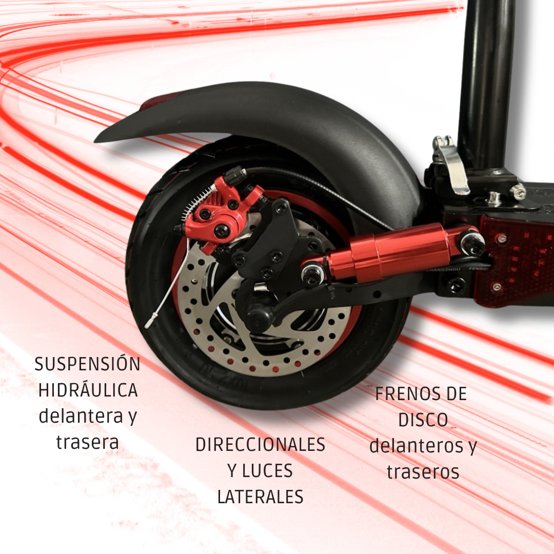 Foto 6 pulgar | Scooter Eléctrico Tio T5 Master 1000w Patín Eléctrico Adulto