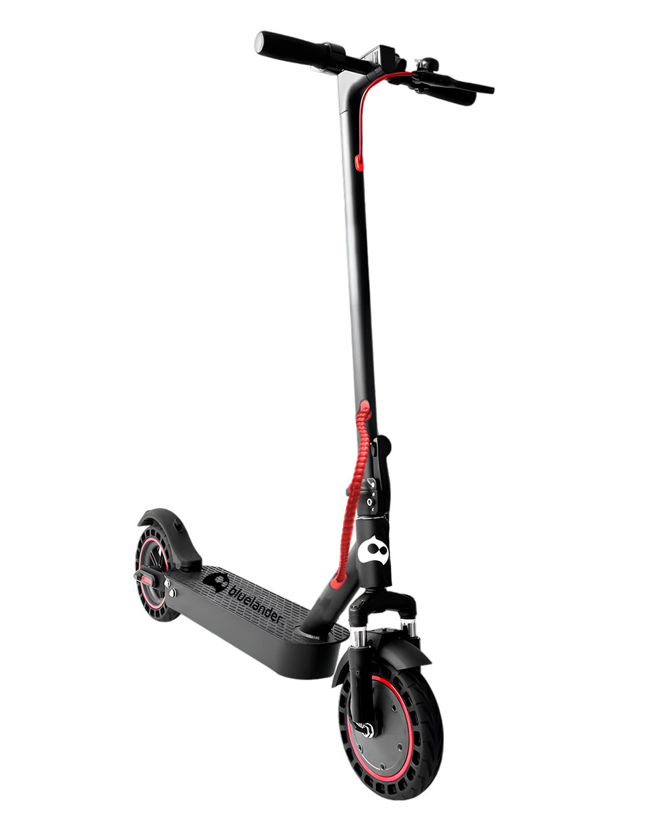 Foto 2 pulgar | Scooter E9 Max Eléctrico Plegable Con  Luz Led Para Adulto Color Gris/Rojo Bluelander