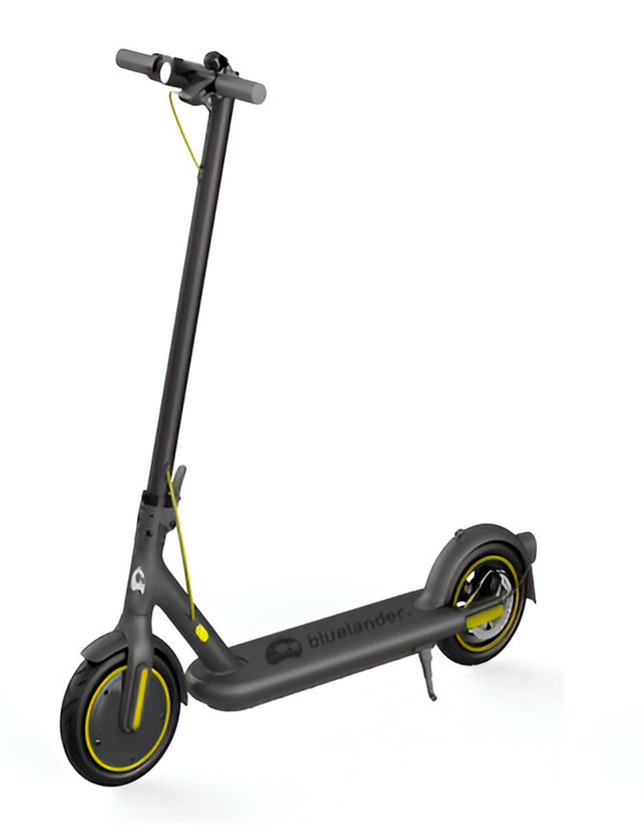 Foto 2 pulgar | Scooter E9 Pro Eléctrico Plegable Adulto 30 Km/h Con Luz Led Gris/amarillo Bluelander