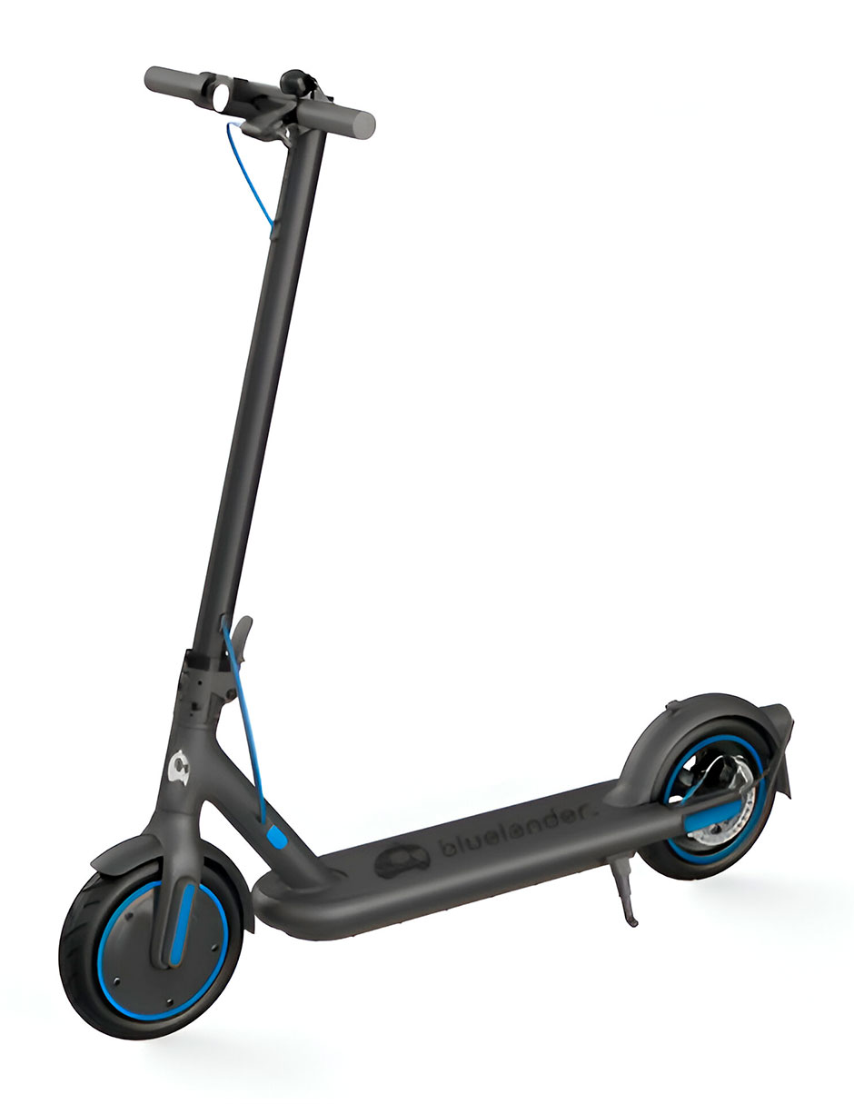 Foto 1 | Scooter E9 Pro Eléctrico Plegable Adulto 30 Km/h Con Luz Led Gris/azul Bluelander