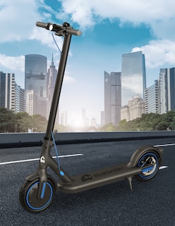 Foto 3 | Scooter E9 Pro Eléctrico Plegable Adulto 30 Km/h Con Luz Led Gris/azul Bluelander