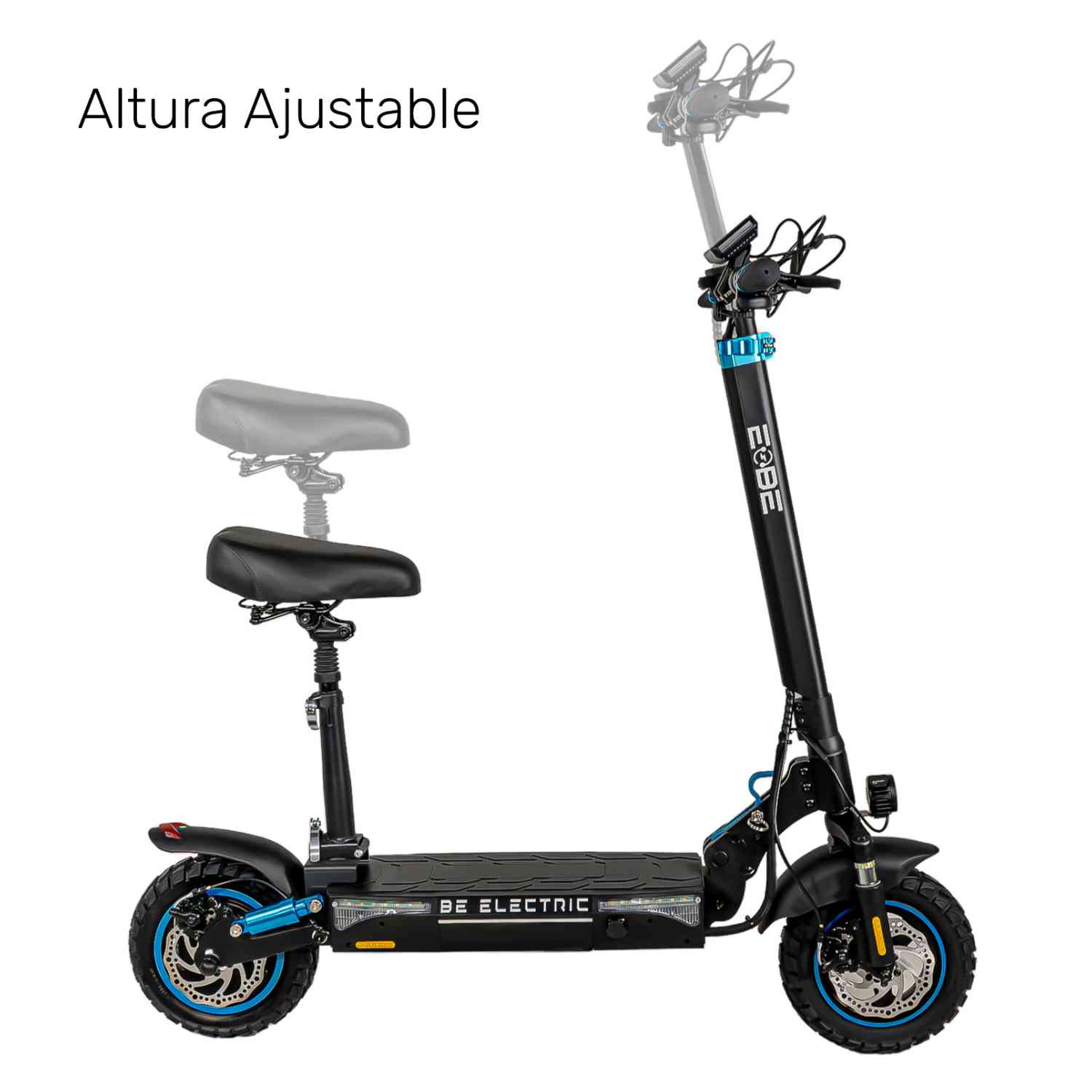 Foto 4 pulgar | Scooter Eléctrico Centurfit Negro de 1000 w