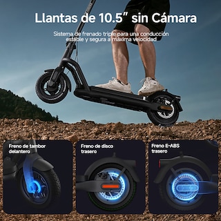 Foto 4 | Scooter Eléctrico Navee N65i 40km/h 65km 1000w Patín Eléctrico Plegable Para Adultos