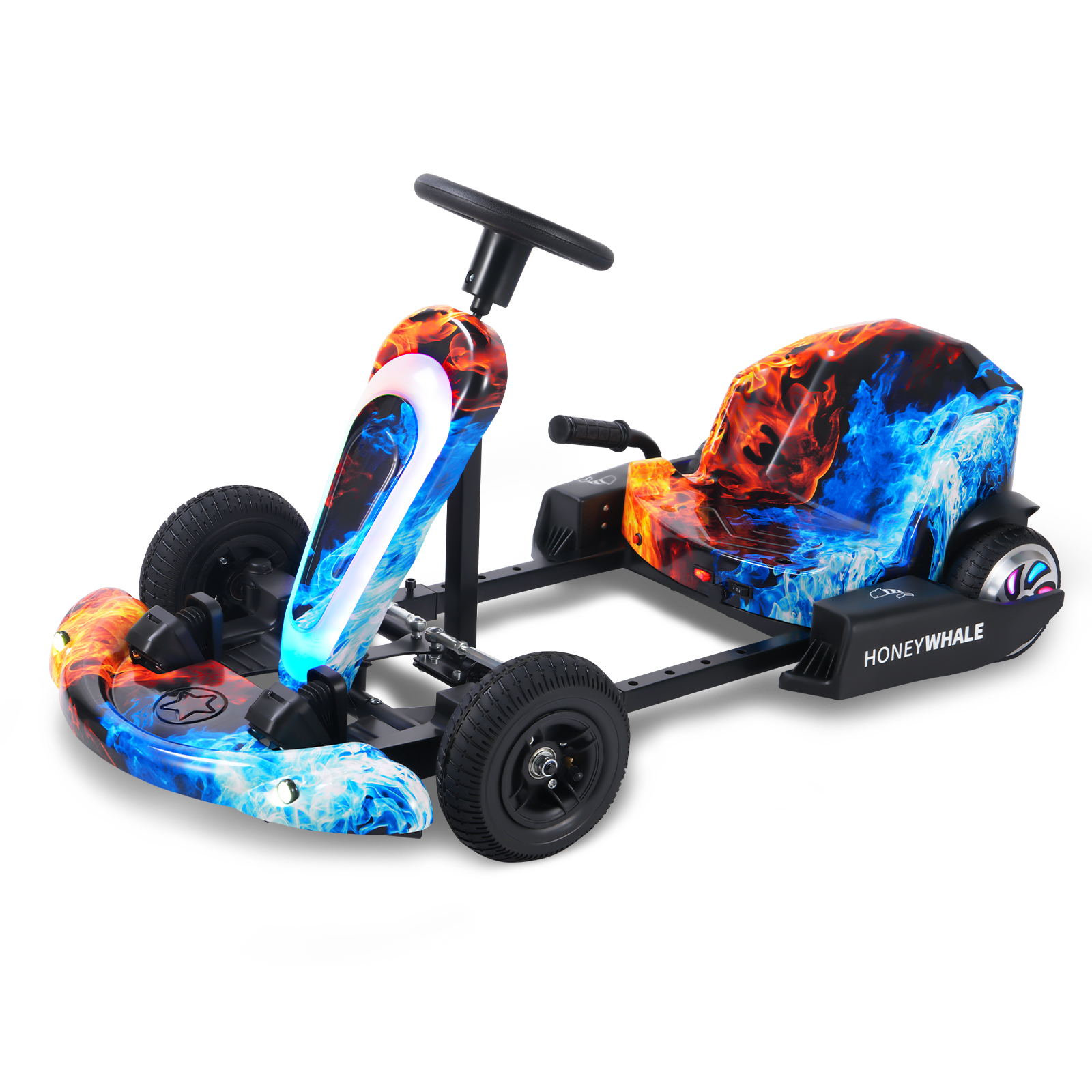 Foto 2 pulgar | Gokart Ajustable Infantil Honey Whale Jl009-05 Azul