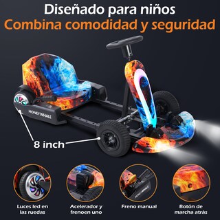 Foto 5 | Gokart Ajustable Infantil Honey Whale Jl009-05 Azul