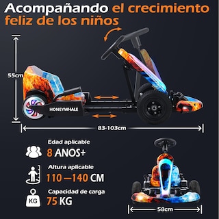 Foto 6 | Gokart Ajustable Infantil Honey Whale Jl009-05 Azul