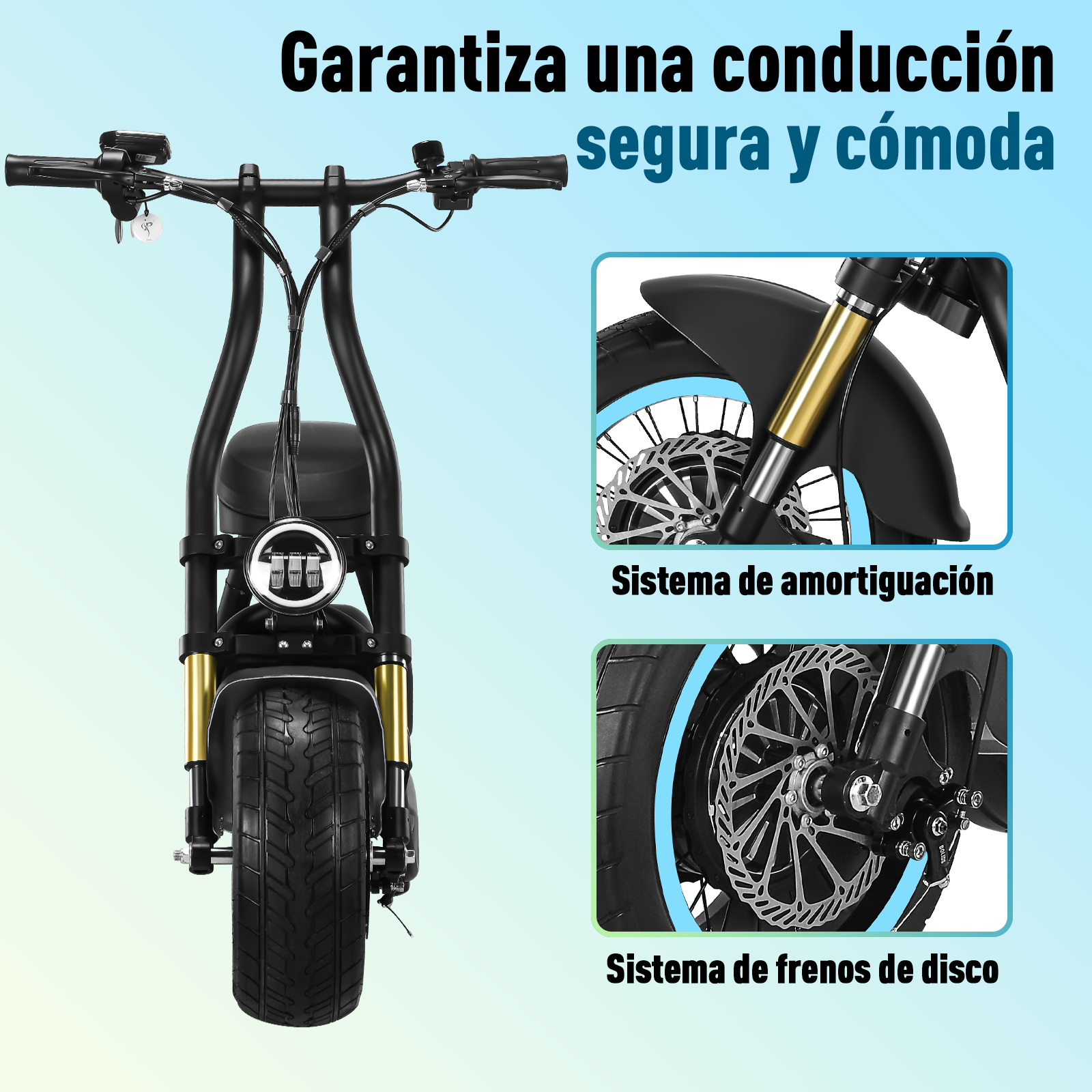 Foto 5 pulgar | Scooter Eléctrico Honey Whale H10 Azul