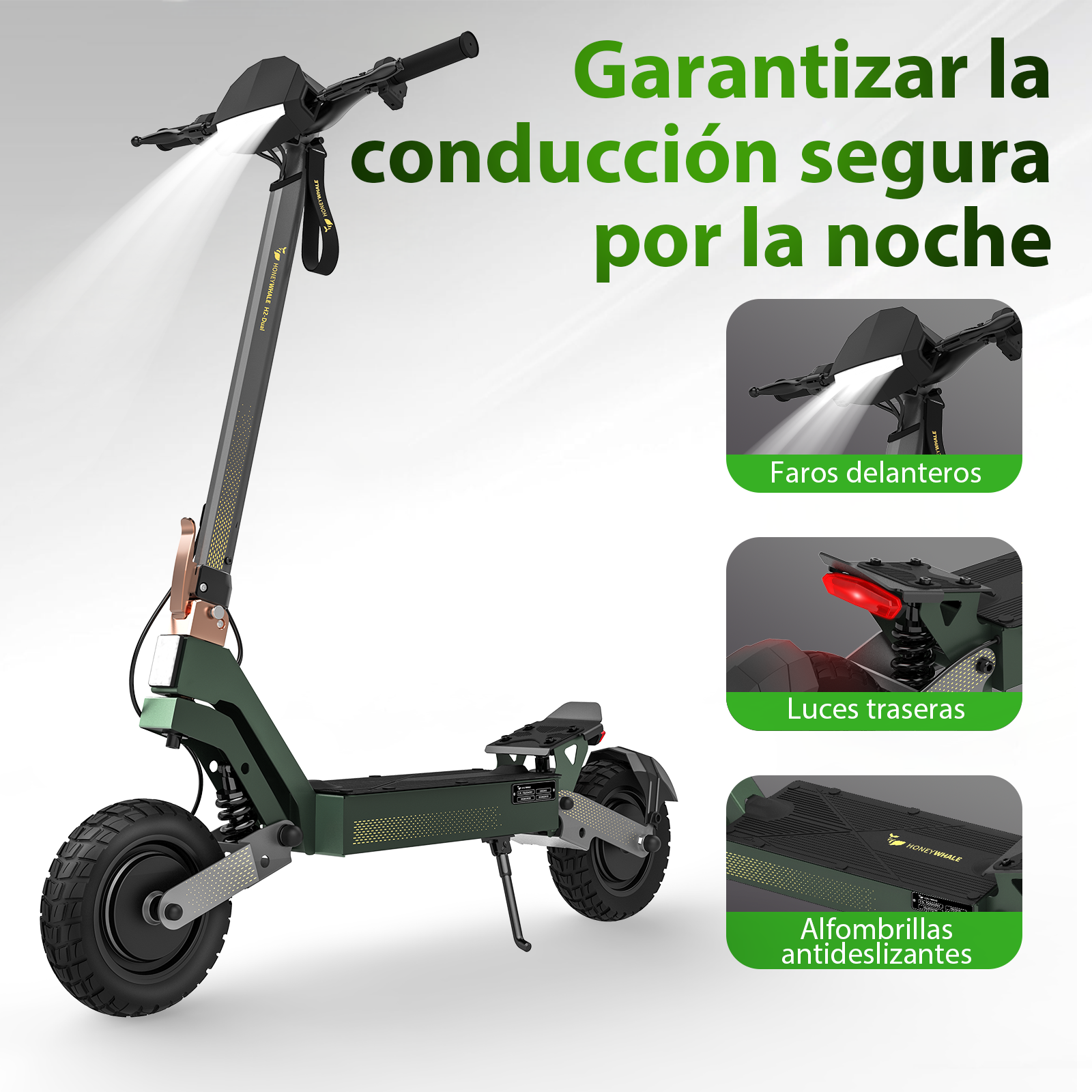 Foto 6 | Scooter Electrico Plegable Honey Whale H2 Dual