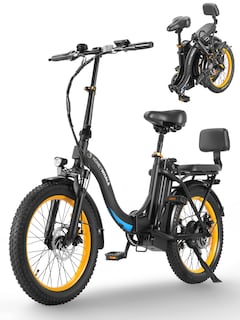 Foto 1 | Bicicleta Electrica Plegable Honey Whale Bw02 Negro
