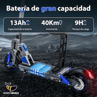 Foto 2 | Scooter Eléctrico Honey Whale C1 Azul