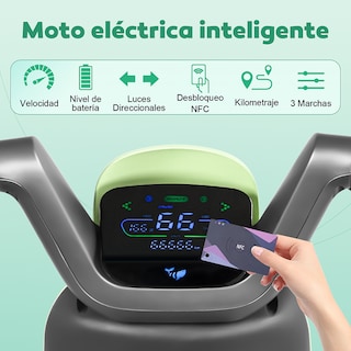 Foto 6 | Motobici Electrica Honey Whale U8s Verde