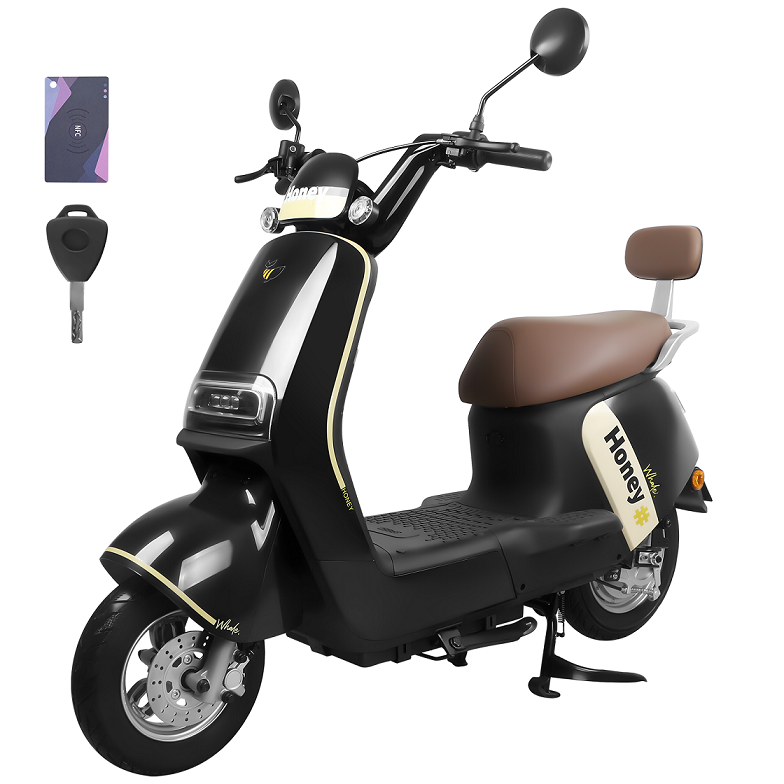 Motobici Electrica Honey Whale U8s Negro