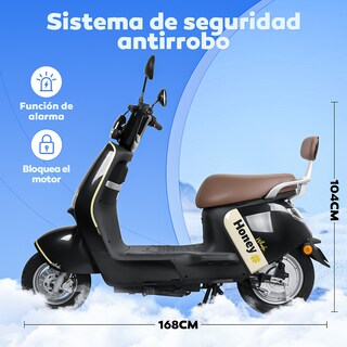 Foto 5 | Motobici Electrica Honey Whale U8s Negro