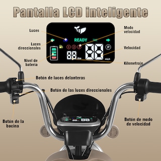 Foto 4 | Motobici Electrica Honey Whale U3-pro Negro