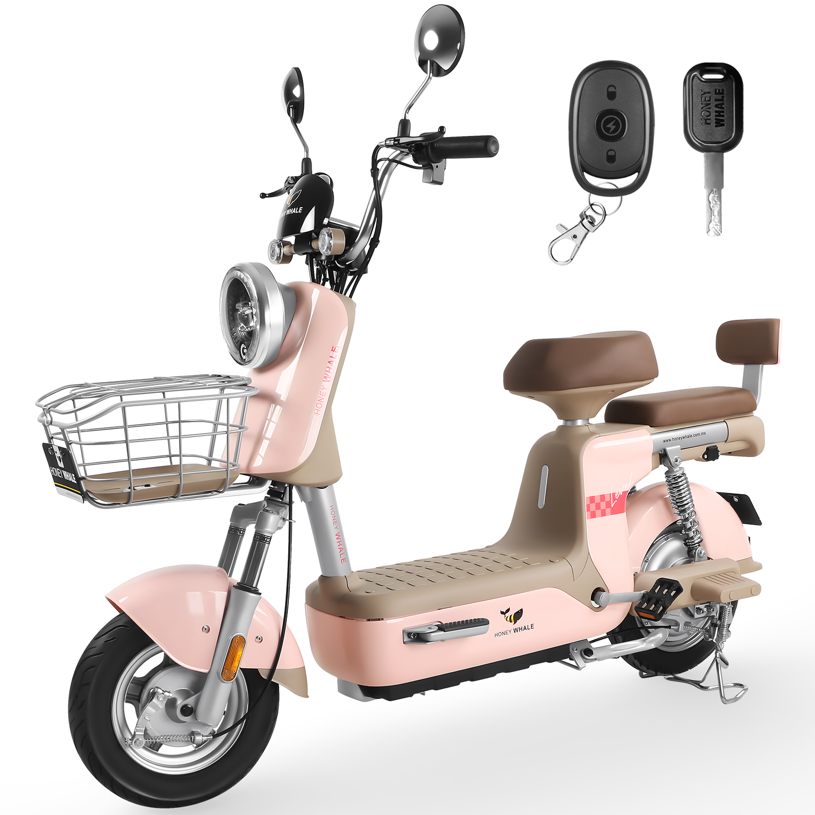 Motobici Electrica Honey Whale U3-pro Rosa