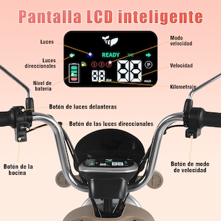 Foto 4 | Motobici Electrica Honey Whale U3-pro Rosa
