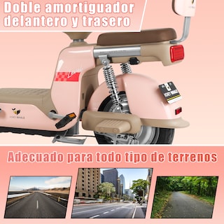 Foto 5 | Motobici Electrica Honey Whale U3-pro Rosa