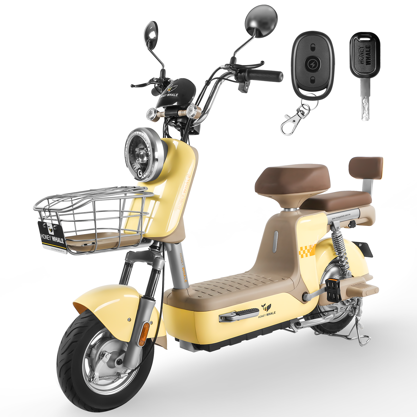 Motobici Electrica Honey Whale U3-pro Amarillo