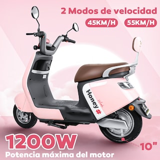 Foto 2 | Motobici Electrica Honey Whale U8s Rosa