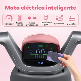 Foto 6 | Motobici Electrica Honey Whale U8s Rosa