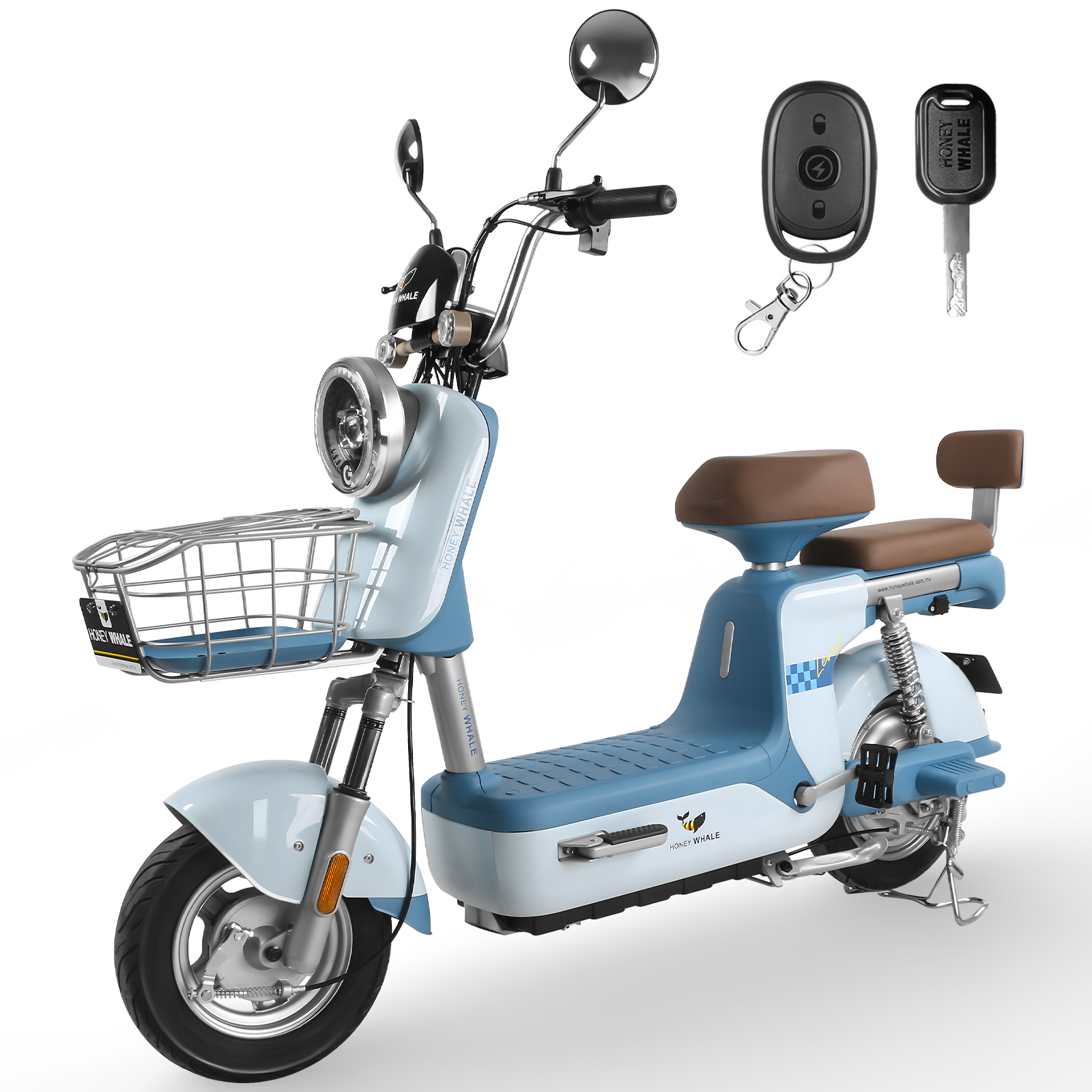 Motobici Electrica Honey Whale U3-pro Azul