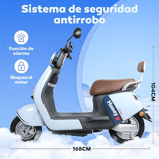 Foto 5 | Motobici Electrica Honey Whale U8s Azul