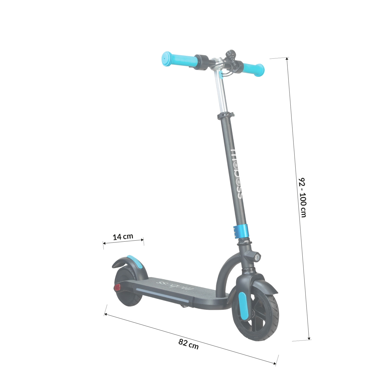 Foto 9 pulgar | Scooter Eléctrico Infantil Moboss H40 Azul 16 Km/h