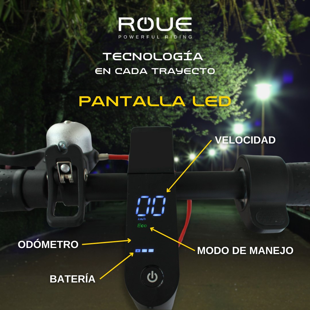 Foto 9 pulgar | Scooter Eléctrico Roue Y1 500w 32km/h