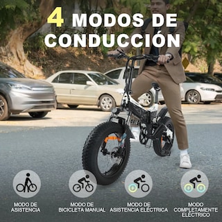 Foto 4 | Bicicleta Eléctrica Plegable Honey Whale S10 Blanco
