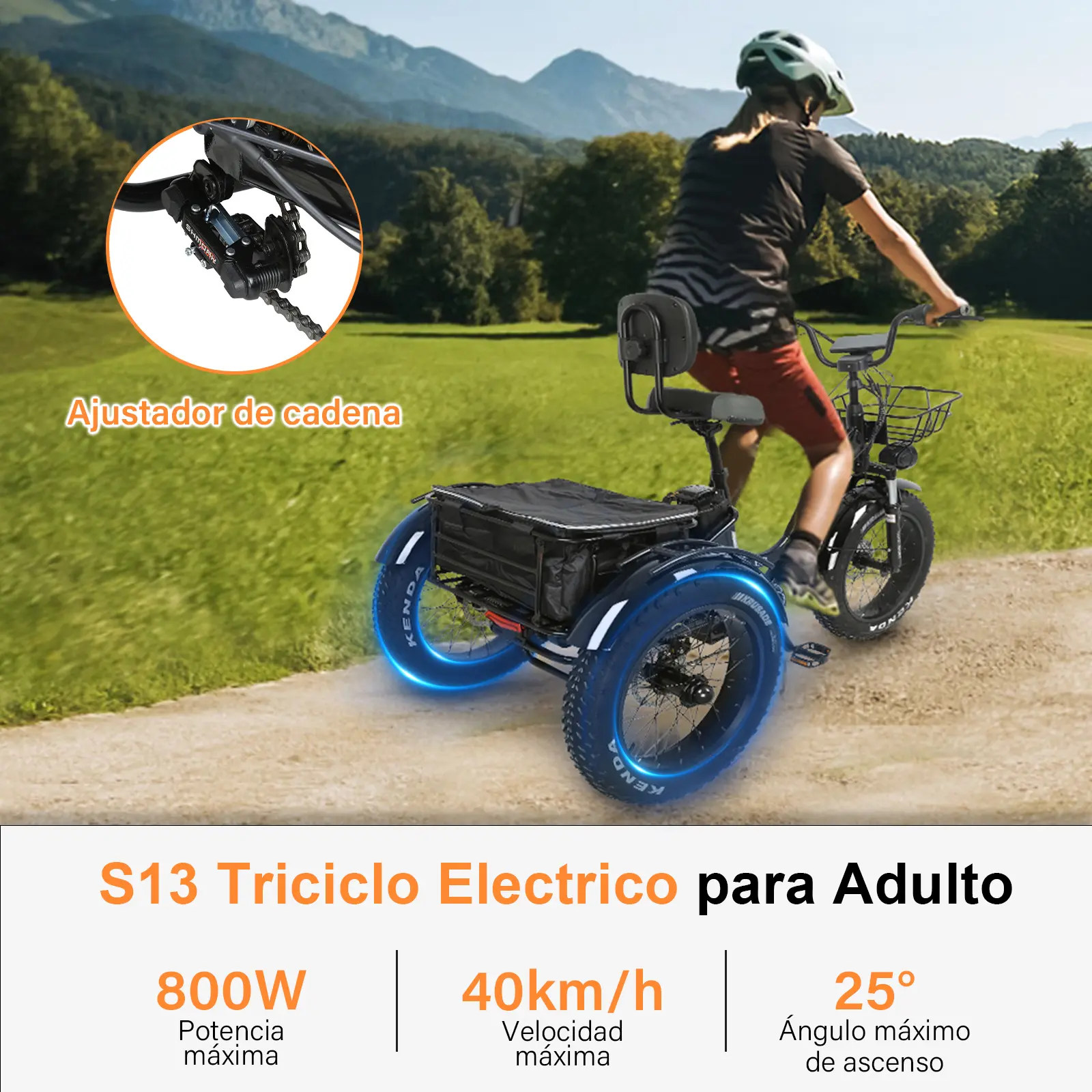 Foto 3 pulgar | Bicicleta Eléctrica Honey Whale S13 Negra