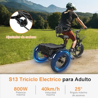 Foto 2 | Bicicleta Eléctrica Honey Whale S13 Negra